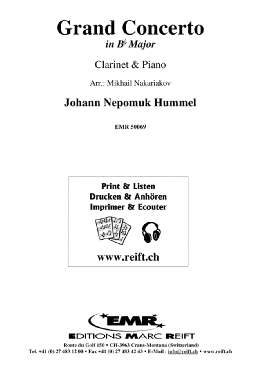 Grand Concerto Clarinet Solo scores gallery preview page 2