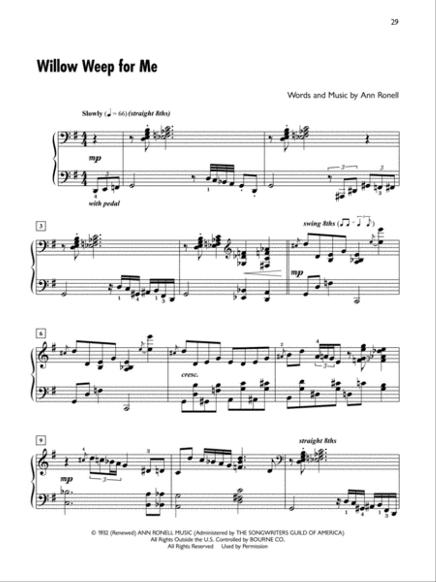 Jazz Performer -- Uniquely Familiar Piano Solo scores gallery preview page 4