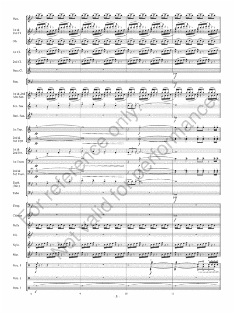 Sunscapes Concert Band scores gallery preview page 6