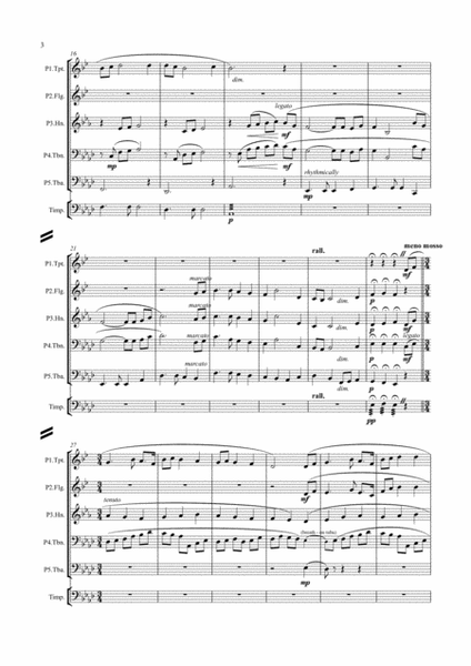 Vow to Thee, My Country (Flexible Brass Quintet) image number null