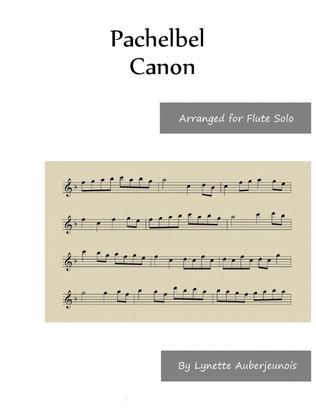Canon - Flute Solo