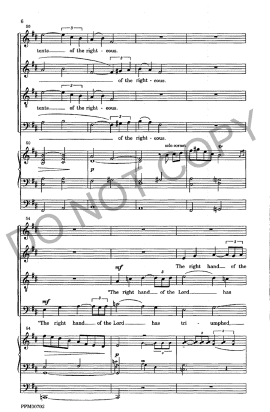 Alleluia! Christ is Risen 4-Part scores gallery preview page 7