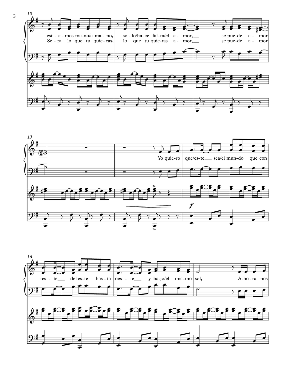 El Mismo Sol 3-Part scores gallery preview page 2