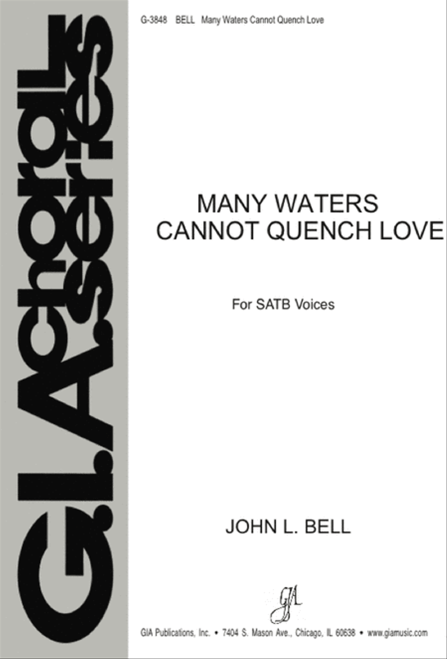 Many Waters Cannot Quench Love 4-Part scores gallery preview page 1