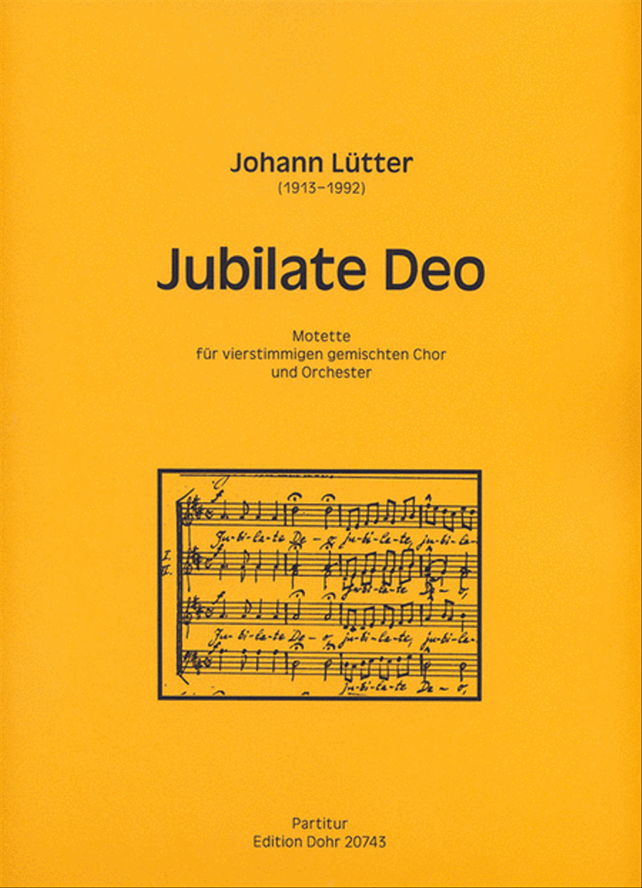Jubilate Deo