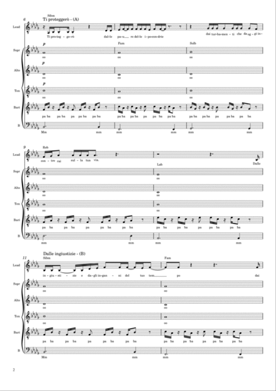 La Cura 4-Part scores gallery preview page 3