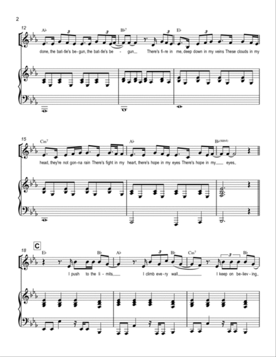 Anything's Possible Voice scores gallery preview page 2