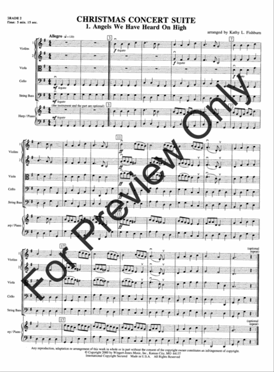 Christmas Concert Suite Christmas Concert Suite String Orchestra scores gallery preview page 4