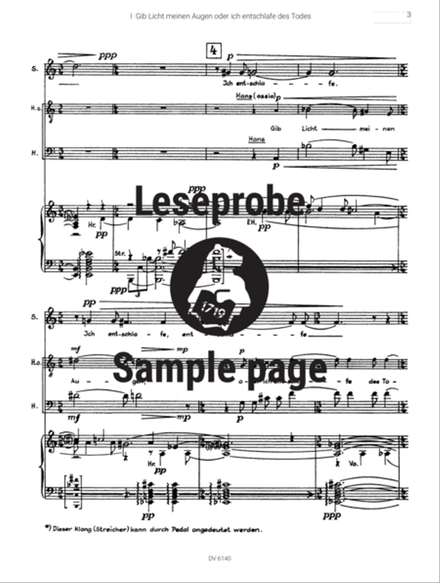 Weiße Rose (1984/85) Piano, Vocal scores gallery preview page 4