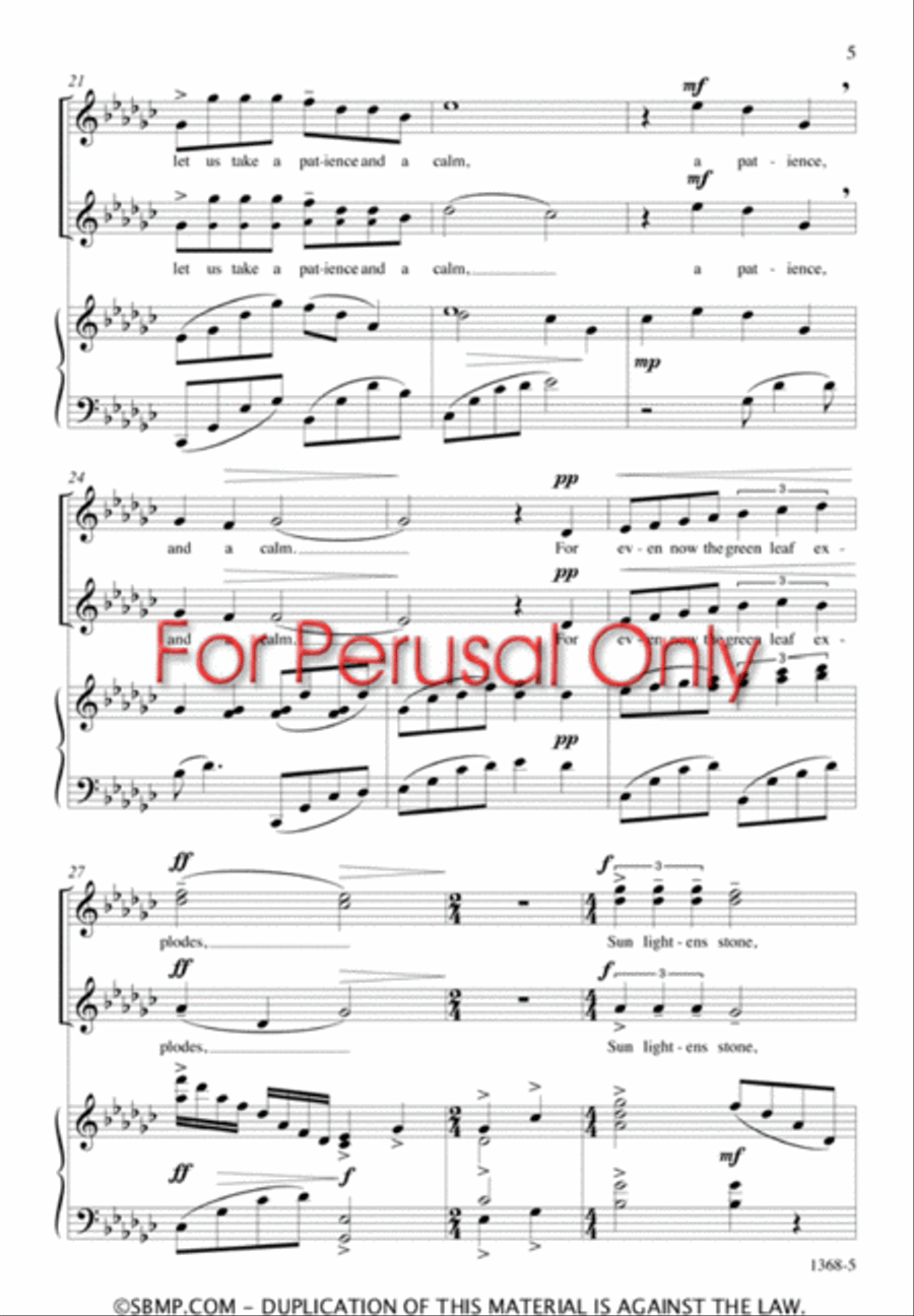If It Must Be - Two-part Octavo 2-Part scores gallery preview page 4