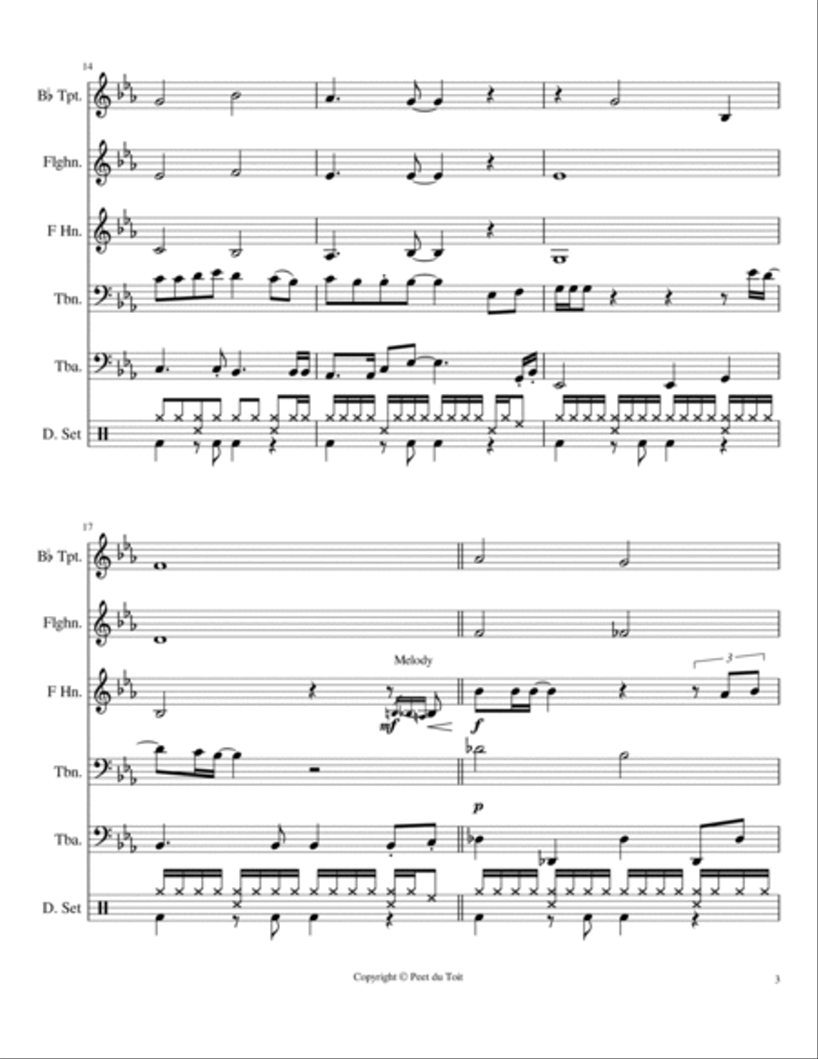 Ebony And Ivory Small Ensemble scores gallery preview page 3