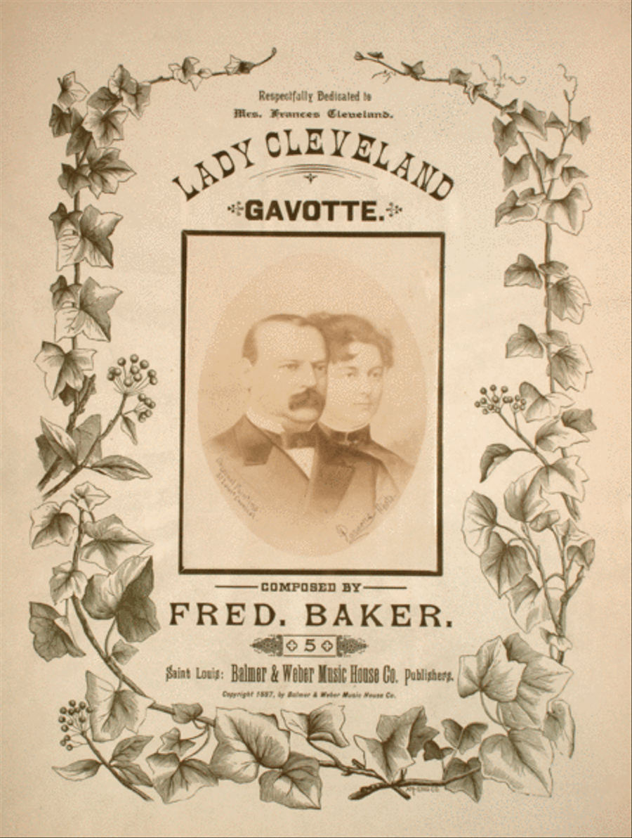 Lady Cleveland Gavotte Piano Solo scores gallery preview page 1