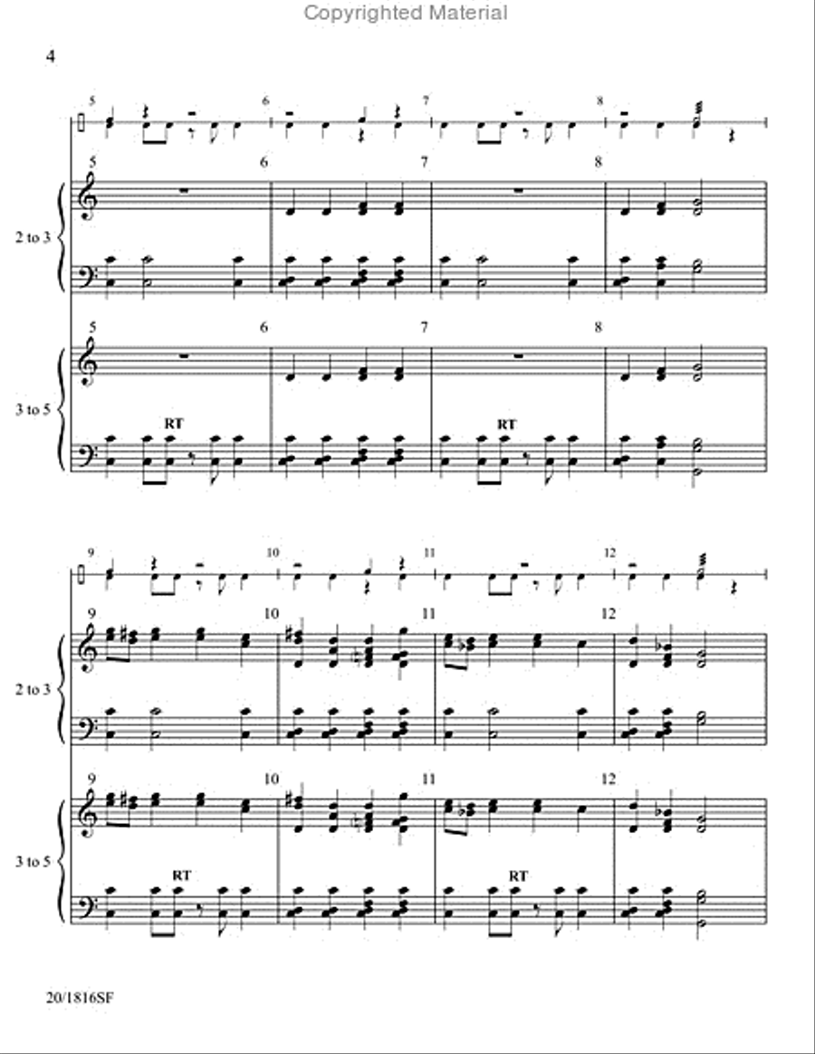 Panorama - Handbell and Percussion Score and Parts Handbell Choir scores gallery preview page 3
