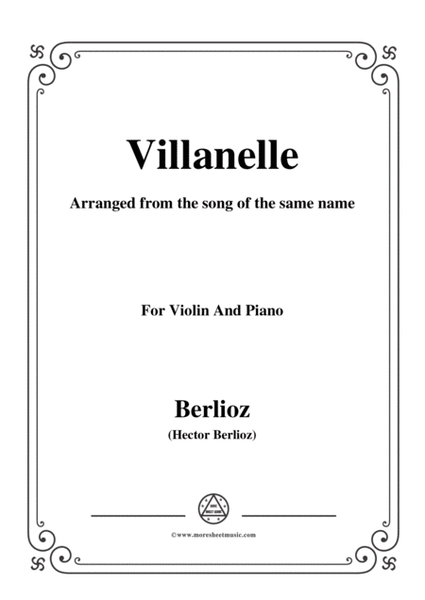 Berlioz-Villanelle,for Violin and Piano image number null