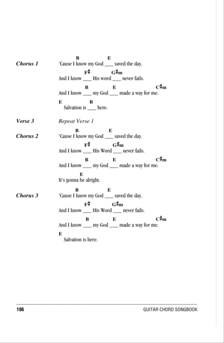 Salvation Is Here Acoustic Guitar scores gallery preview page 2