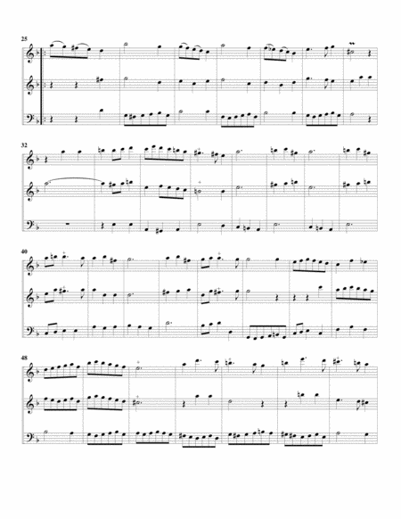 Trio sonatas, 2 oboes, continuo, Op.12, no.1-6 (arrangements for 3 recorders)