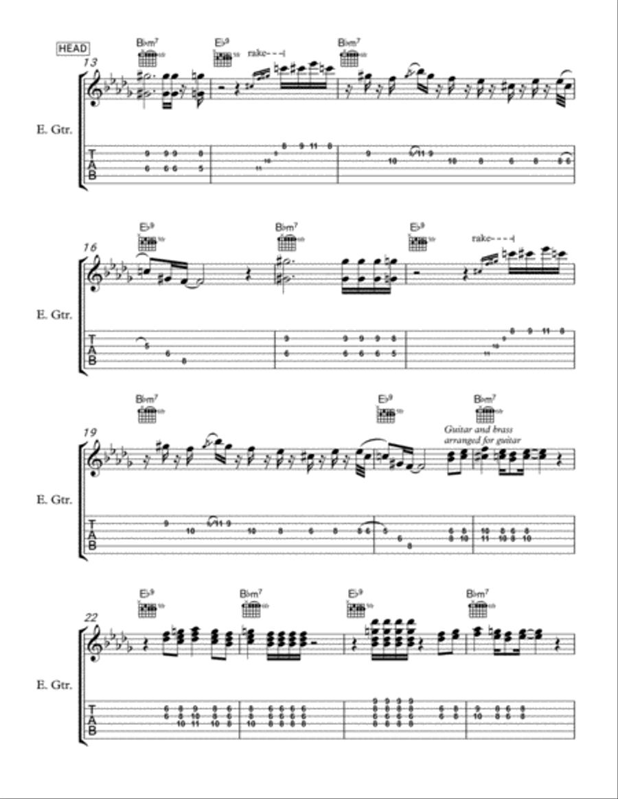 Fruit Cookies Electric Guitar scores gallery preview page 2