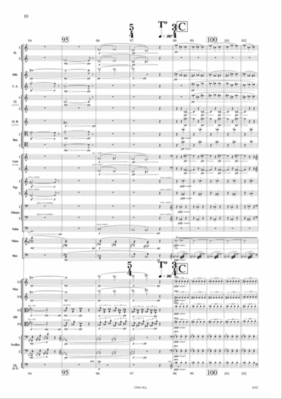 La Gondole Sur La Lagune D'Apres Guardi Orchestra scores gallery preview page 6