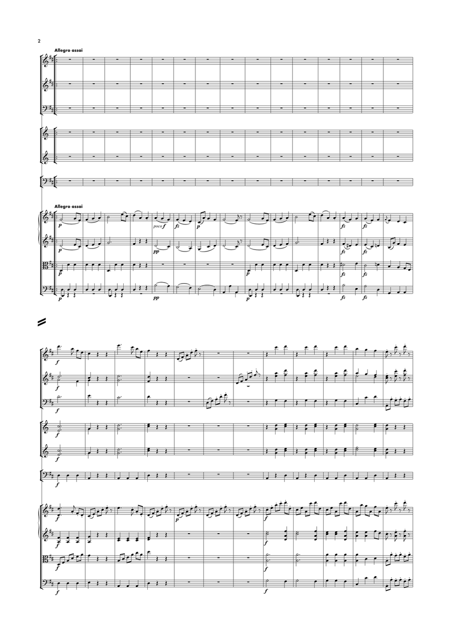 Haydn - Symphony No.93 in D major, Hob.I:93 Full Orchestra scores gallery preview page 2