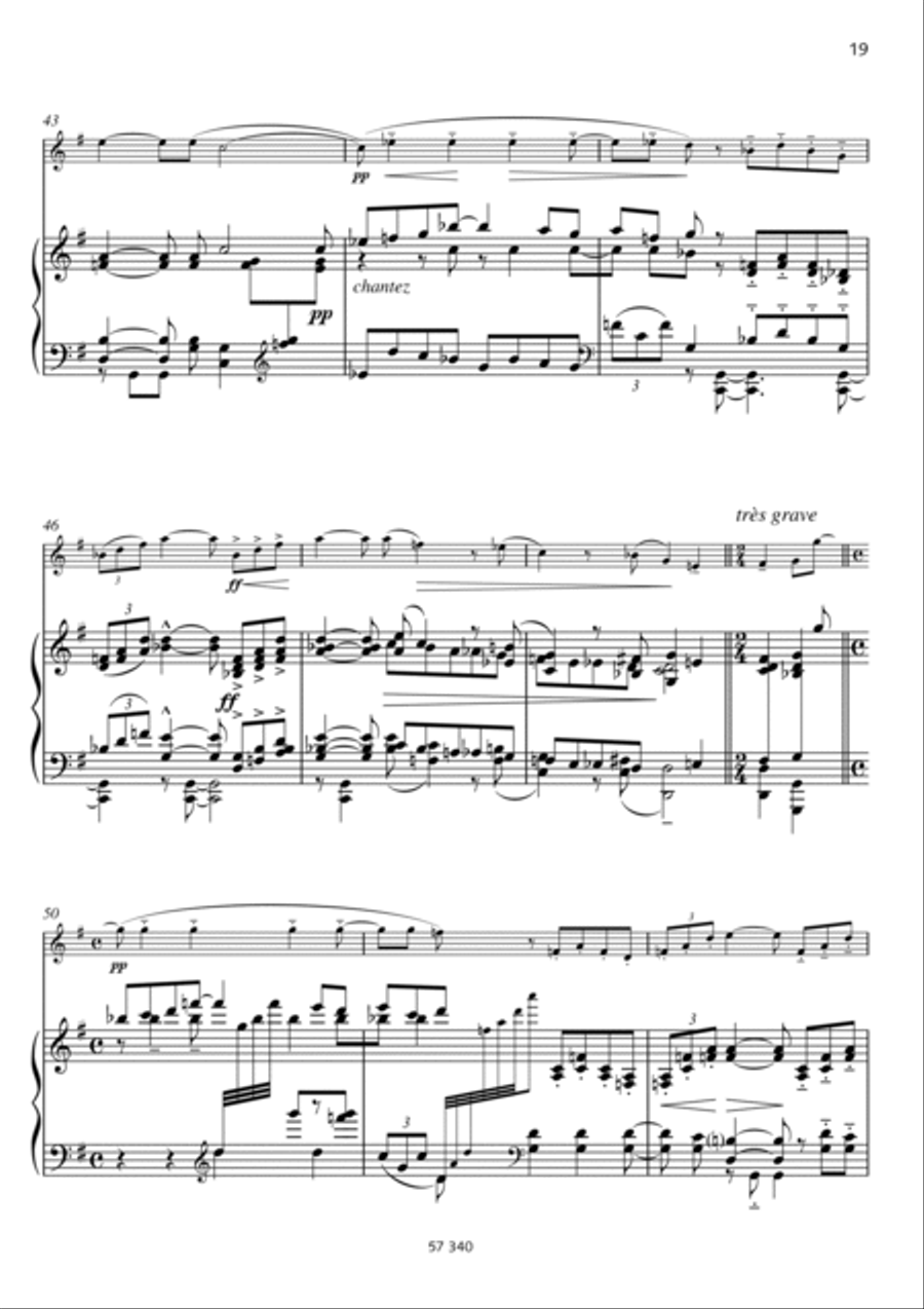 Pavane pour une Infante Défunte Flute Solo scores gallery preview page 4
