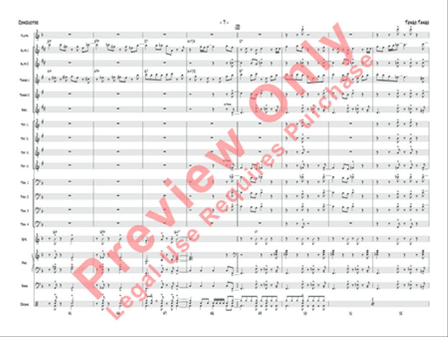 Tengo Tango Jazz Ensemble scores gallery preview page 8