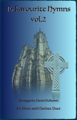Book cover for 16 Favourite Hymns Vol.2 for Flute and Clarinet Duet