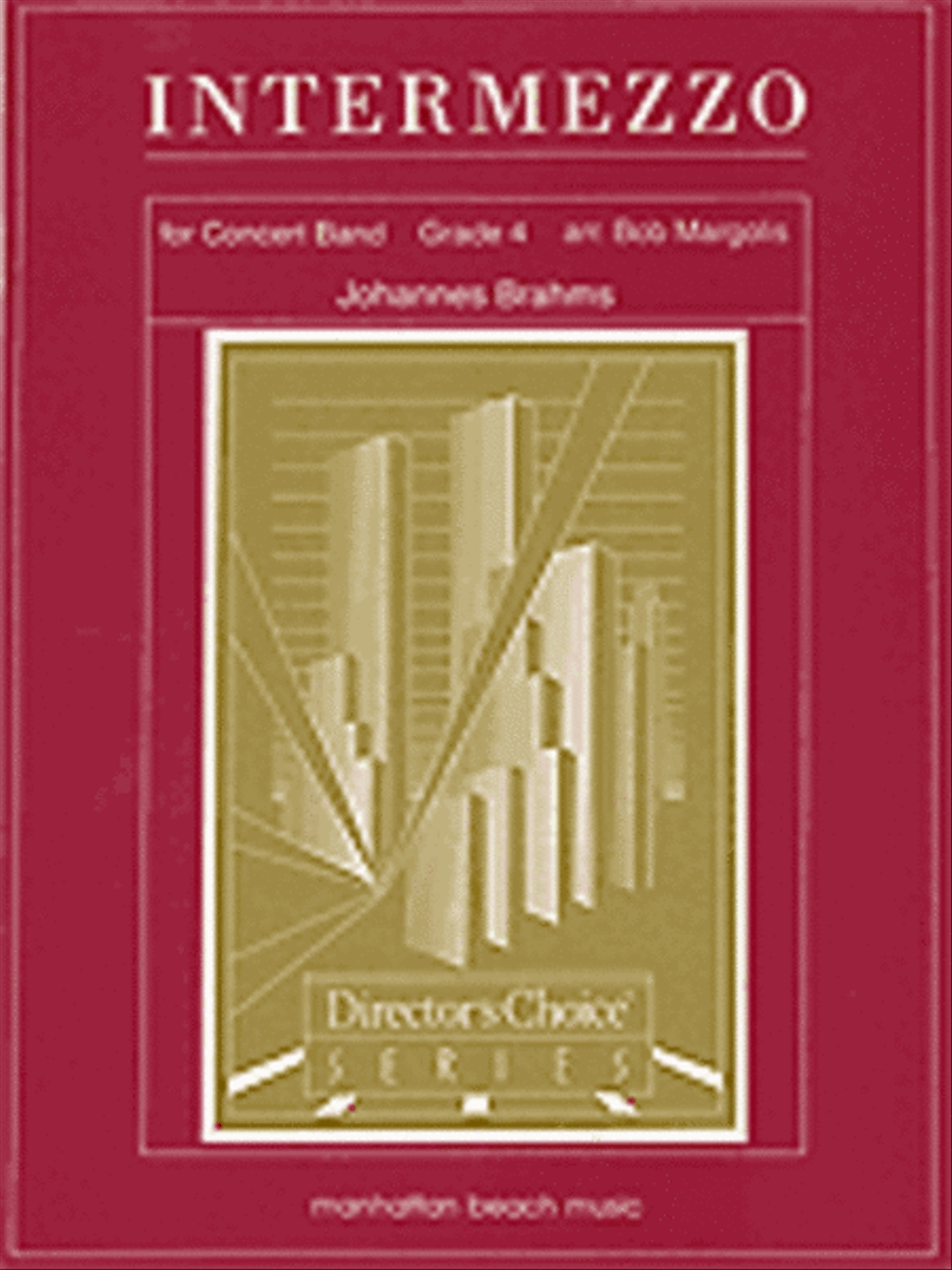 Intermezzo (Intermezzo No. 6 in E from Brahms' Fantasies for Piano, Op. 116) Concert Band scores gallery preview page 1