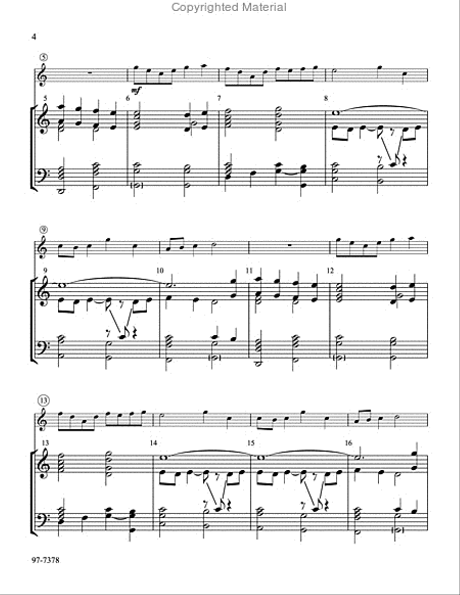 Lord, Take My Hand and Lead Me (Behnke) Handbell Choir scores gallery preview page 3