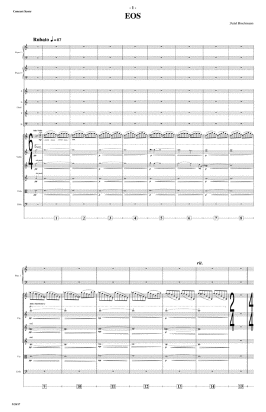 THE QUIET HEART THE QUIET HEART Full Orchestra scores gallery preview page 3