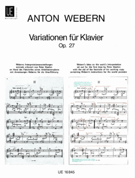 Variations, Op. 27 (Stadlen)