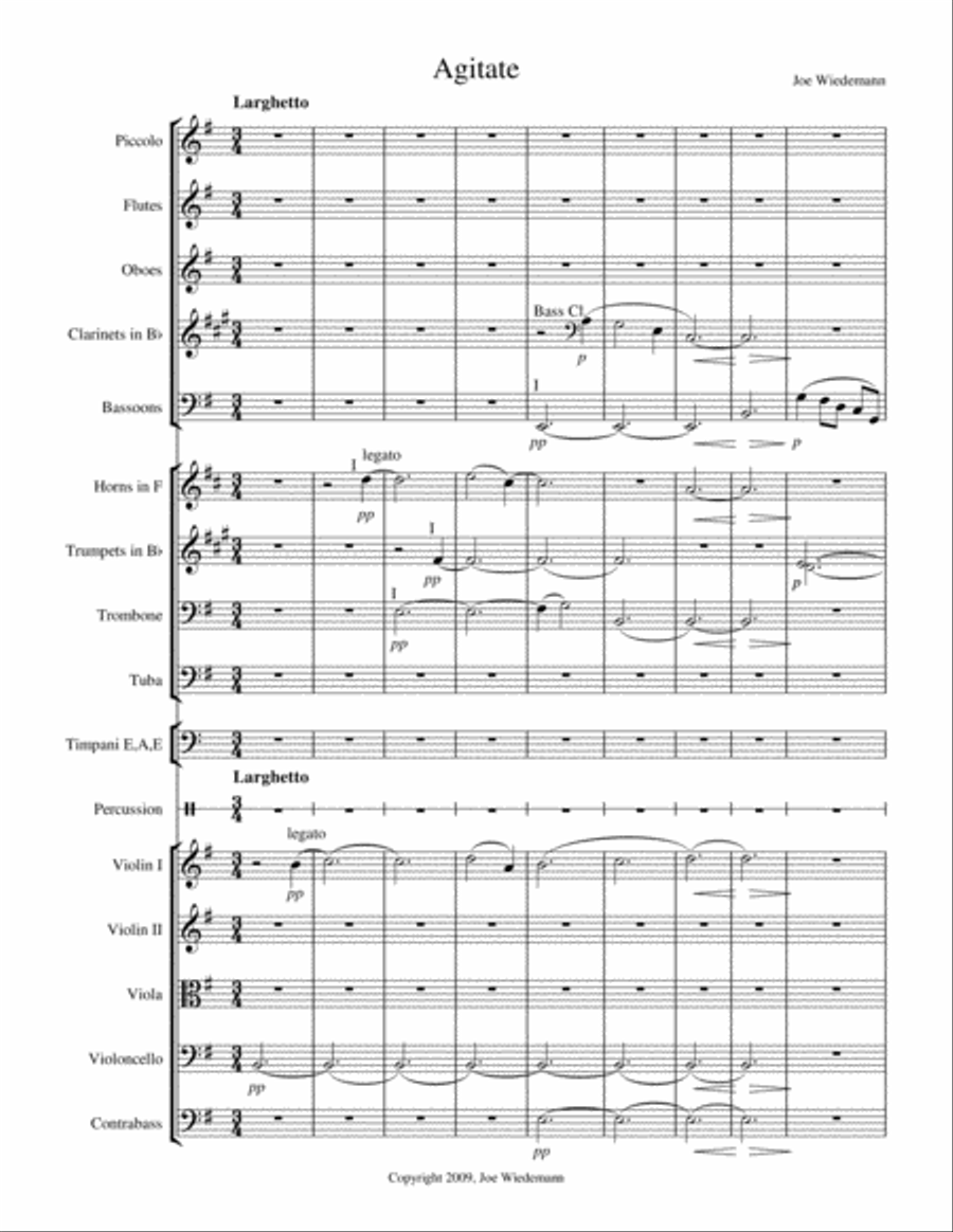 Agitate Full Orchestra scores gallery preview page 2