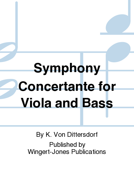 Symphony Concertante for Viola and Bass