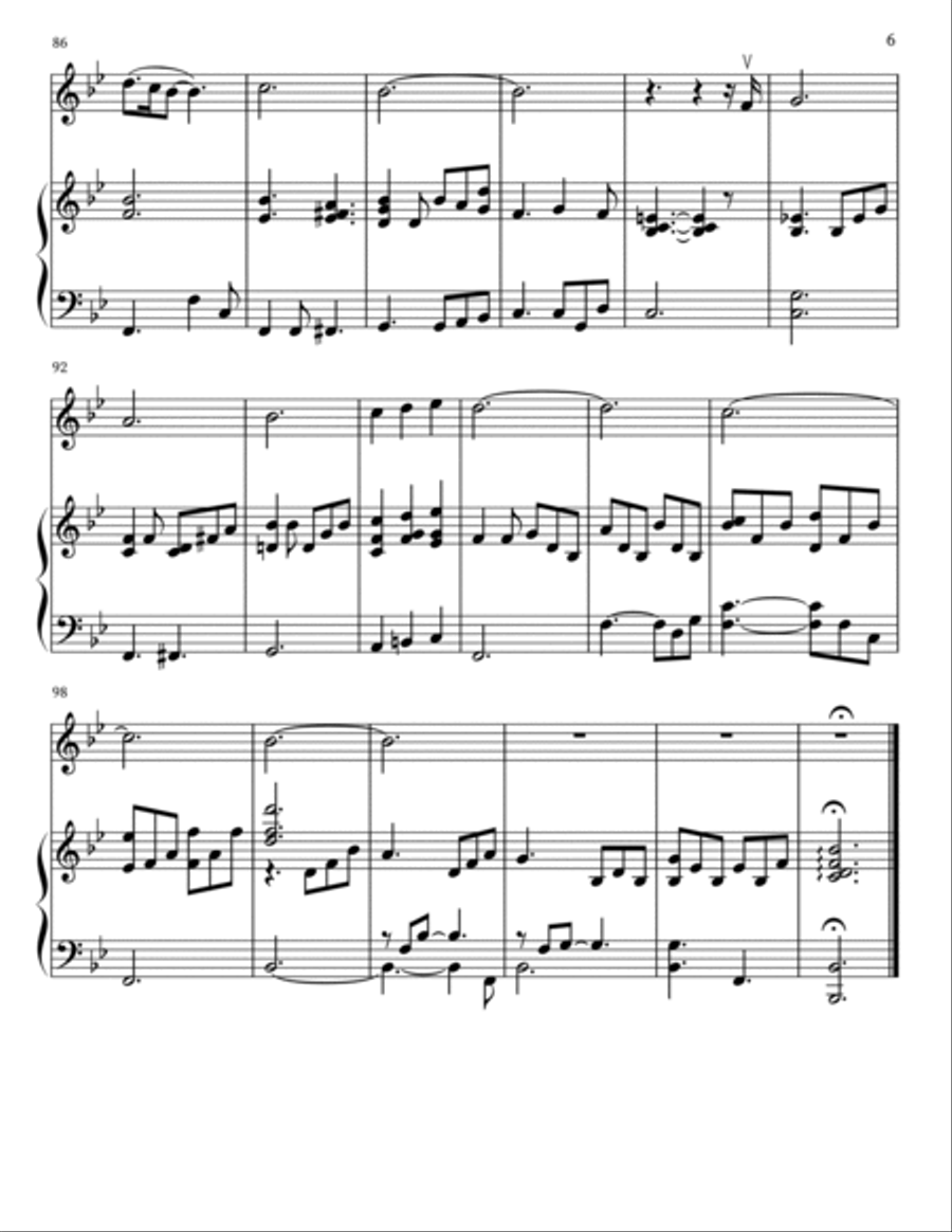 Can't Help Falling In Love Violin Solo scores gallery preview page 6