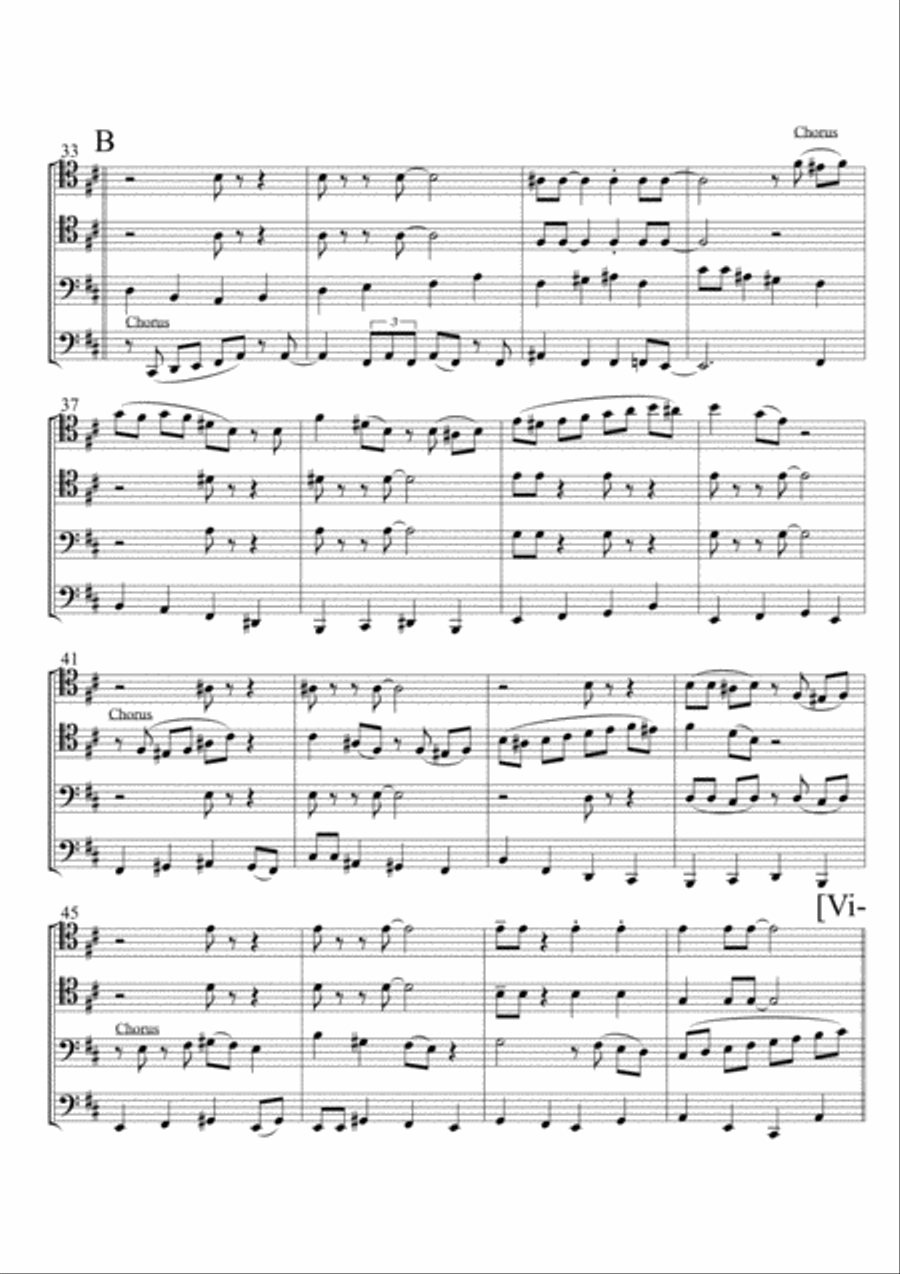 All Of Me Brass Quartet scores gallery preview page 4
