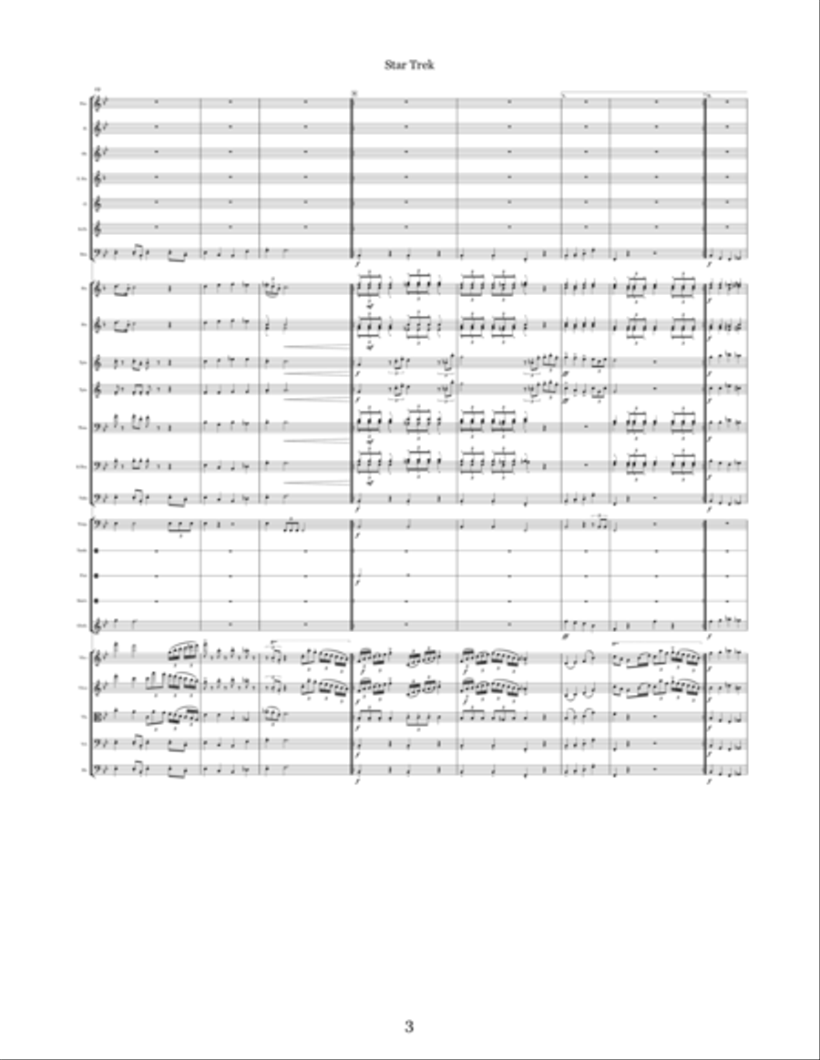 Star Trek(r) The Motion Picture Full Orchestra scores gallery preview page 5