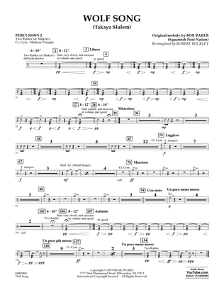 Wolf Song (Takaya Slulem) - Percussion 2