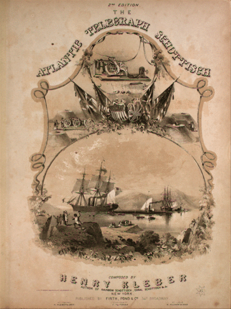 The Atlantic Telegraph Schottisch Piano Solo scores gallery preview page 1