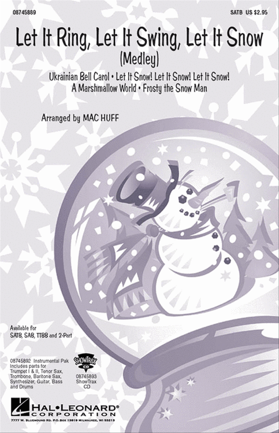 Let It Ring, Let It Swing, Let It Snow TTBB scores gallery preview page 1