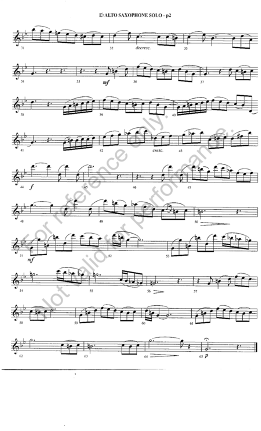 Soliloquy Alto Saxophone scores gallery preview page 3