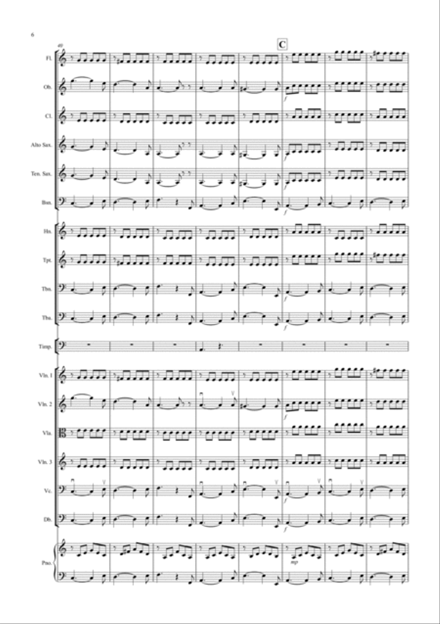 House Of The Rising Sun for School Orchestra Full Orchestra scores gallery preview page 6
