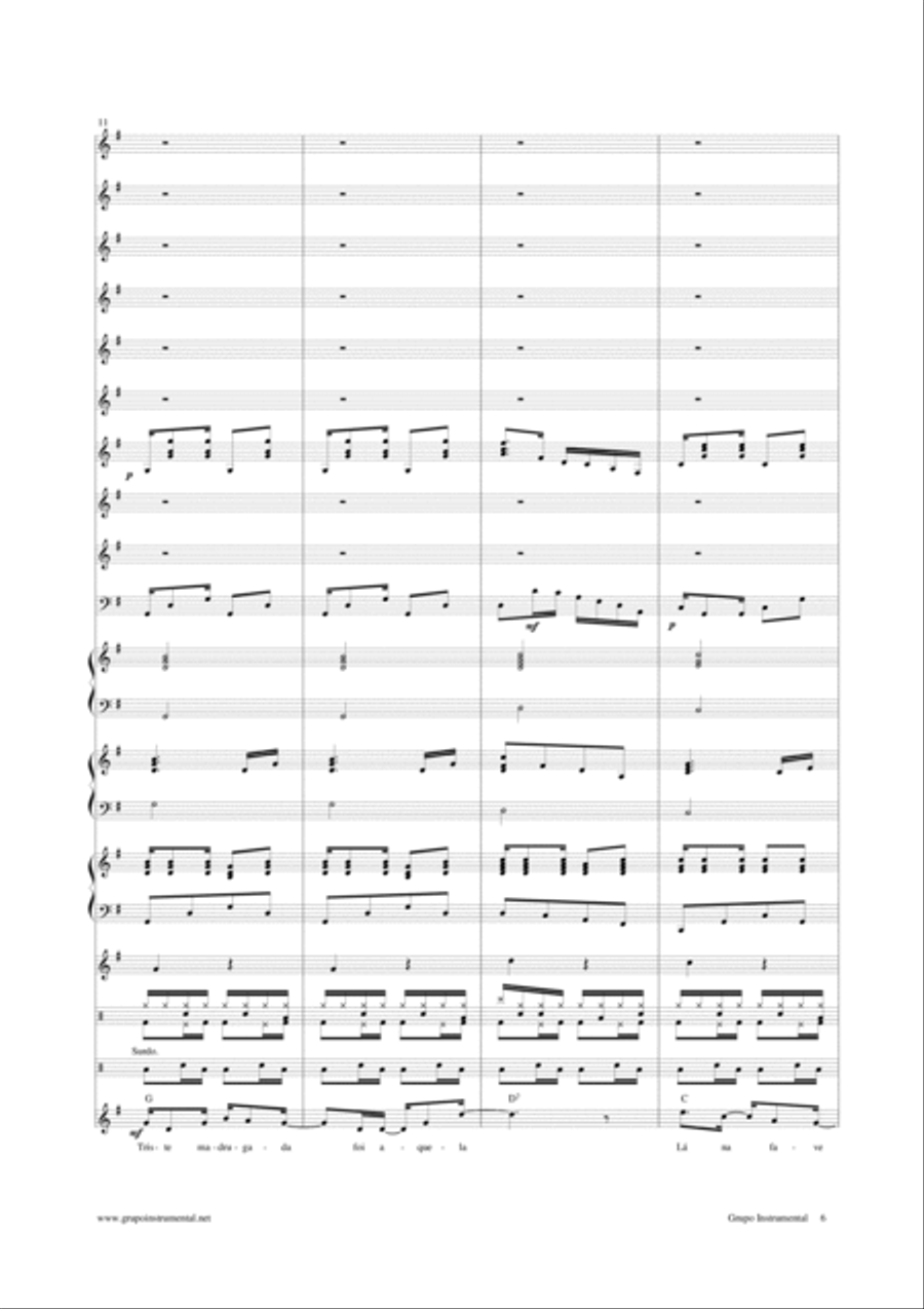 Na Favela Jazz Ensemble scores gallery preview page 6