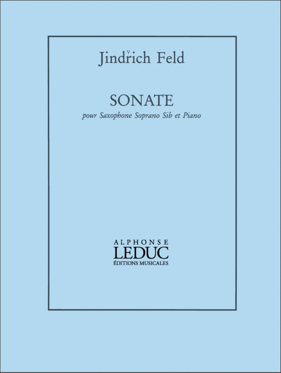Sonata, For Soprano Saxophone And Piano