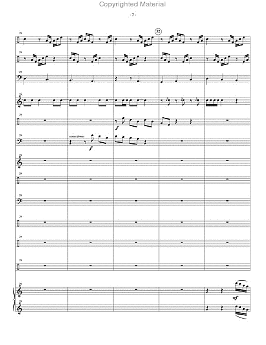 Paschal Dances Percussion Ensemble scores gallery preview page 8