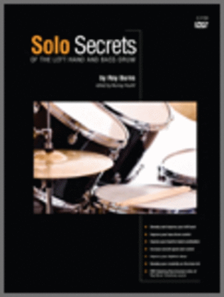 Book cover for Solo Secrets Left Hand And Bass Drum Book/Dvd