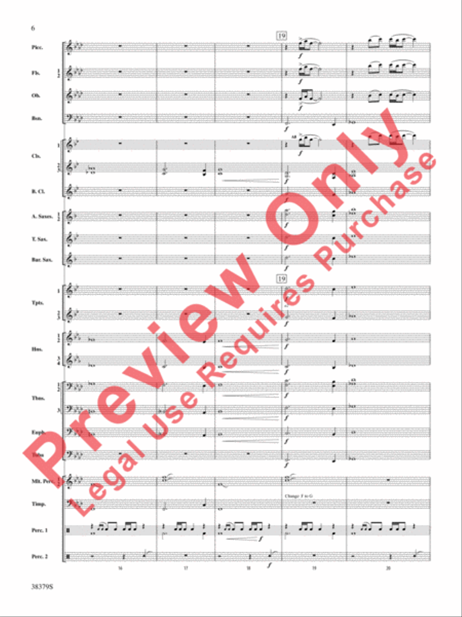 Vision Quest Concert Band scores gallery preview page 7