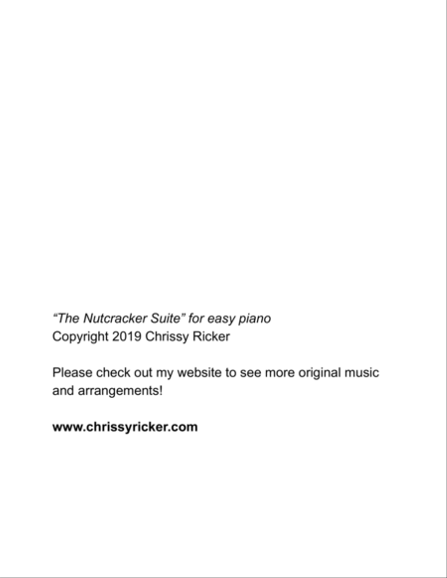 The Nutcracker Suite - easy piano Easy Piano scores gallery preview page 2