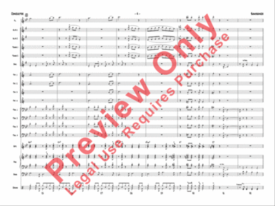 Sambeando Jazz Ensemble scores gallery preview page 7