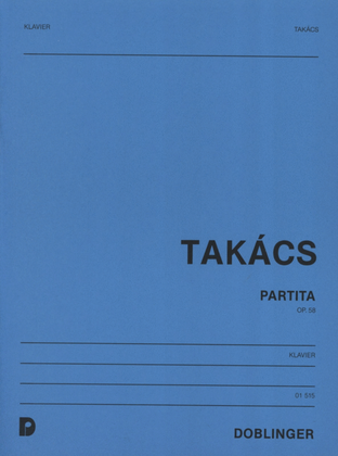 Book cover for Partita op. 58