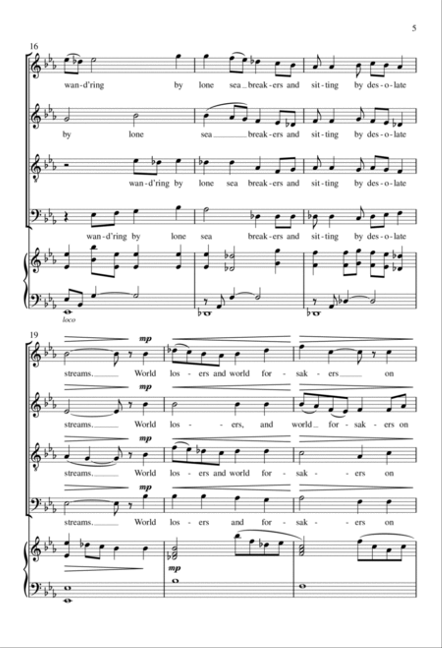 We Are the Music Makers 4-Part scores gallery preview page 4