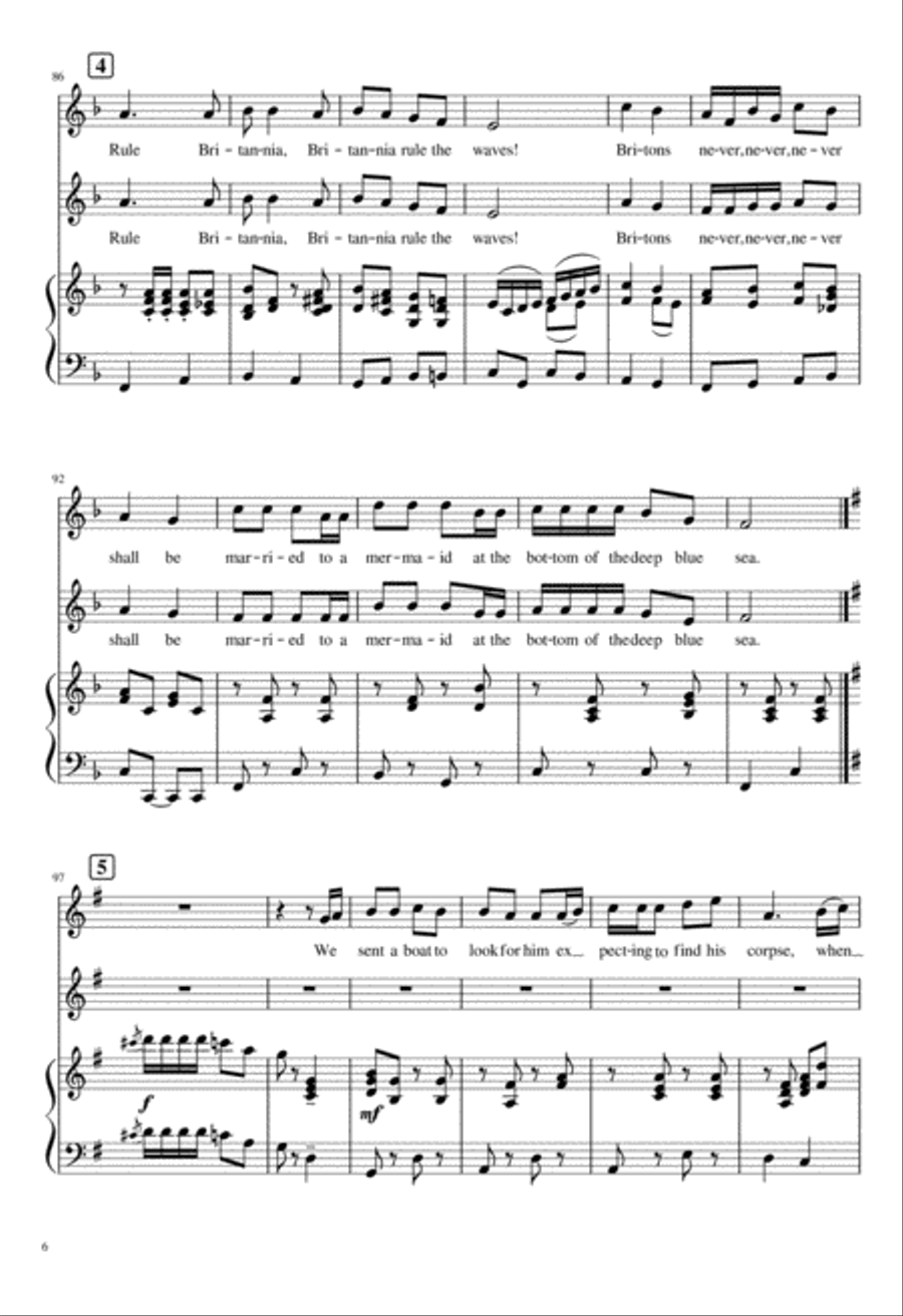 Sea Shanty Time! SA scores gallery preview page 6